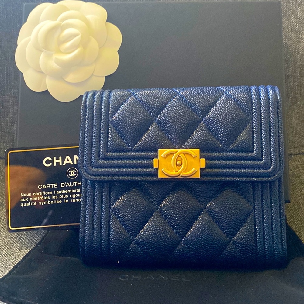 Chanel Boy Trifold Wallet